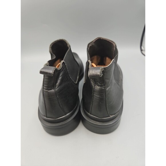 Mens Aquatalia Chelsea Boot Sz 10 - Black - Leather Ankle Boots - Picture 4 of 9